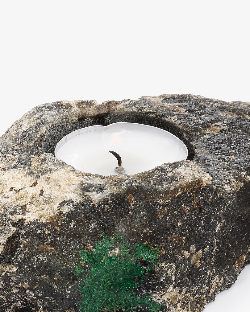 Labradorite candlestick Stone ACC025MC