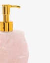 Rose Quartz Stone Lotion Dispenser ACC040PK