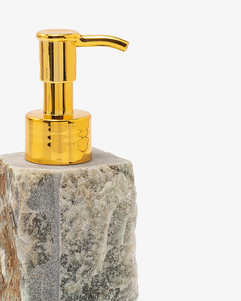 Aventurine Stone Lotion Dispenser ACC043GN