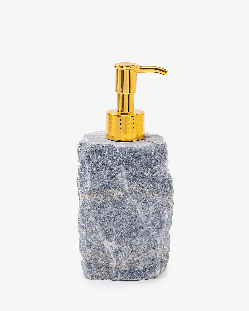 Blue Quartz Stone Lotion Dispenser ACC045BL