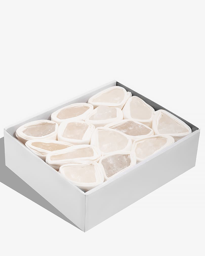 حجر كلير كوارتز طبيعي خام