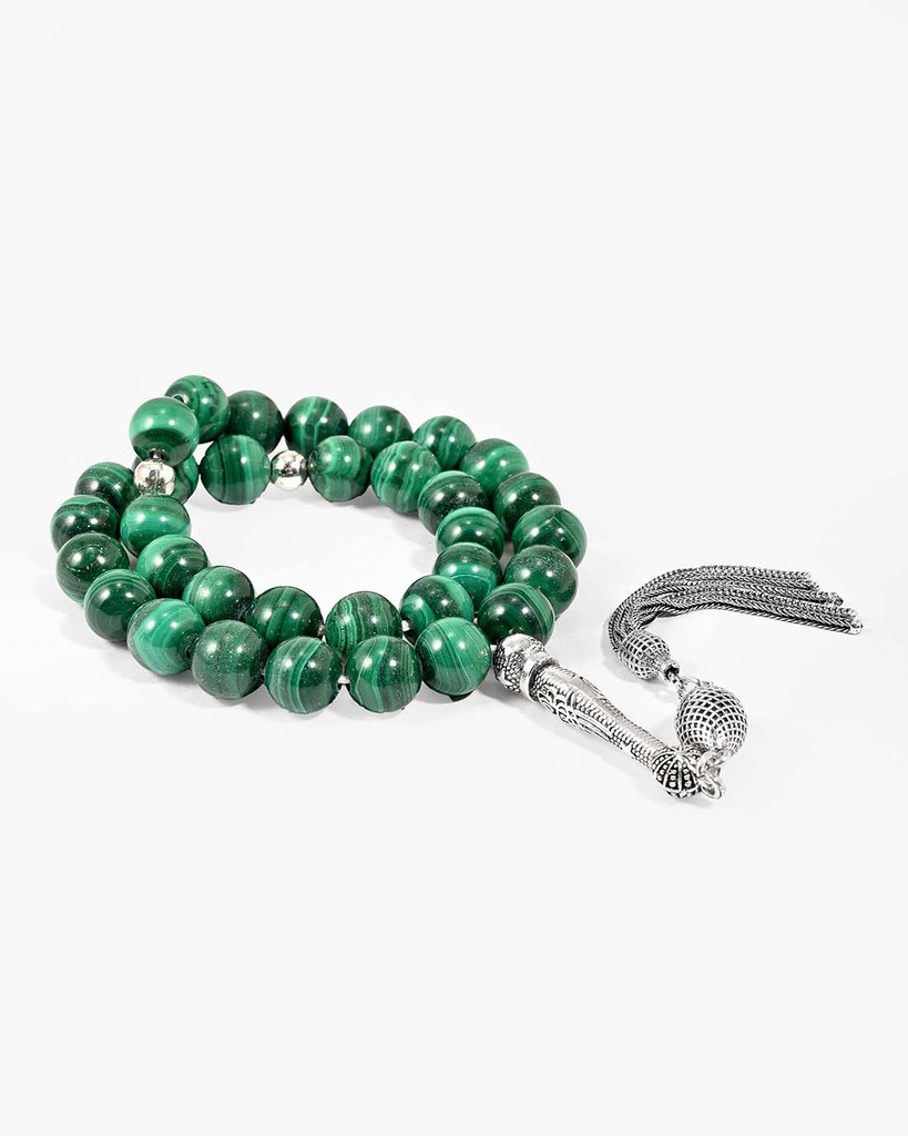 SILVER ROASRY MALAKIT STONE ROS3077GN