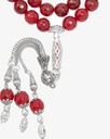 Elegant blood agate rosary