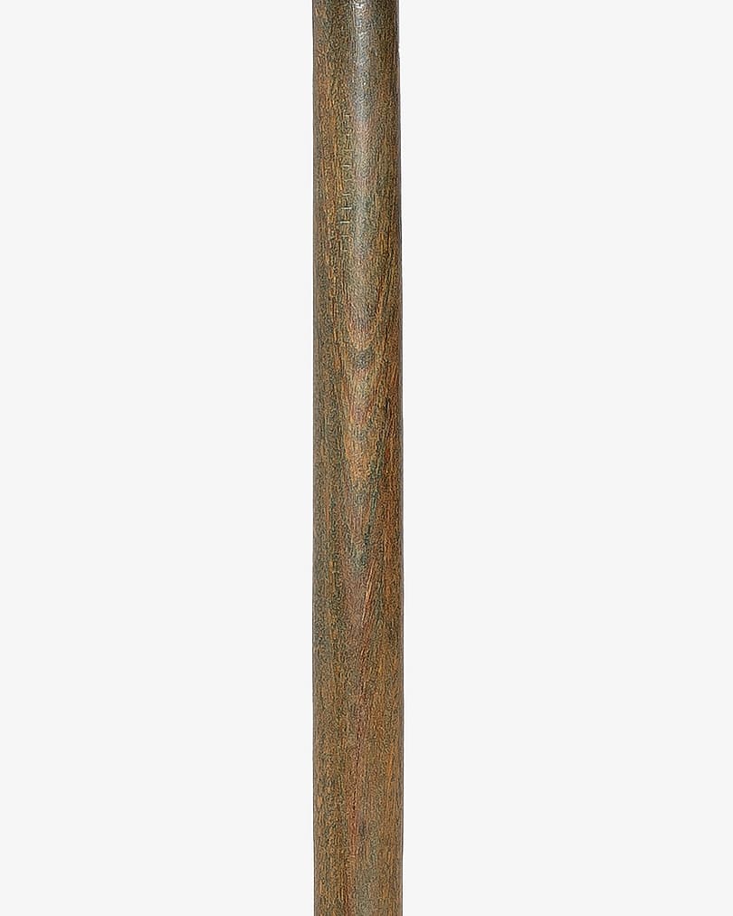 Sandalwood cane with an intricately carved luxurious 