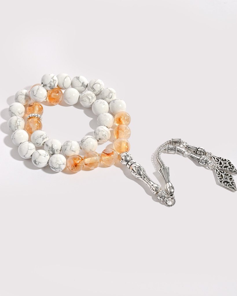 سبحة حجر جاموس ( الهاوليت ) وسترين