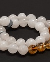 Jade whaite and citrine rosary ROS3080WH