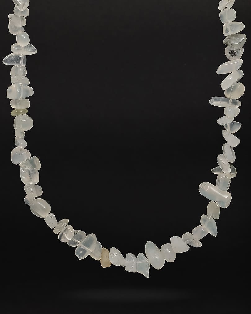 Women's necklace with apple aventurine stone WNEC085GN