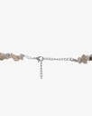 Women's necklace with gray labradorite stone WNEC082GY