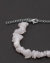 White jade stone bracelet WBRA111WH