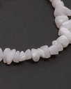 White jade stone bracelet WBRA111WH