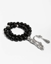 Black onyx stone rosary ROS3098BK