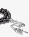 Black onyx stone rosary ROS3098BK