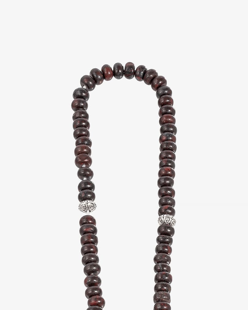 Silver Tasbih Jasper Oud 99 Beads