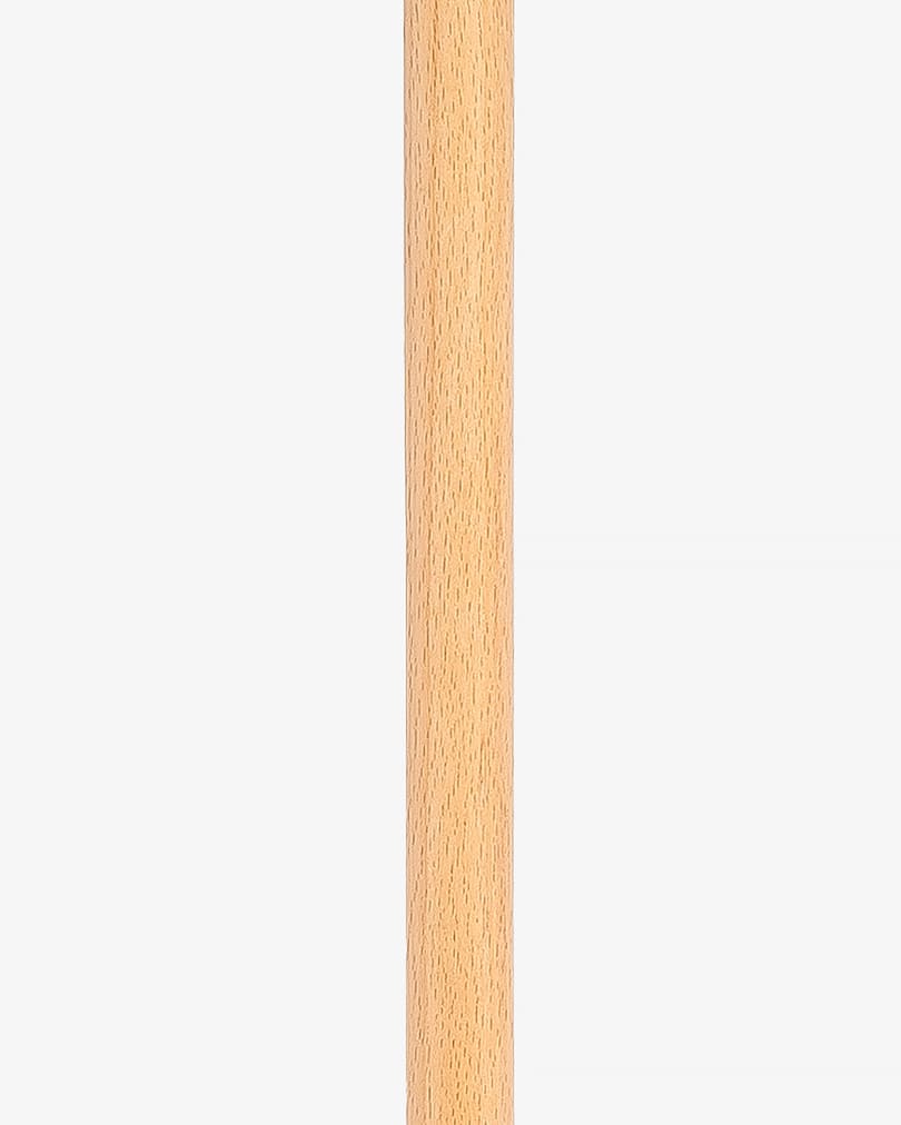 عصا عكازمقبض دائري خشب اللوز الطبيعي