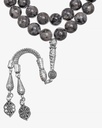 Natural labradorite and rose jade stone rosary ROS8087MC