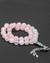 Luxurious silver rose stone and white quartz ROS3111MC