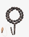 Luxurious oval buffalo horn rosary ROS5257MC