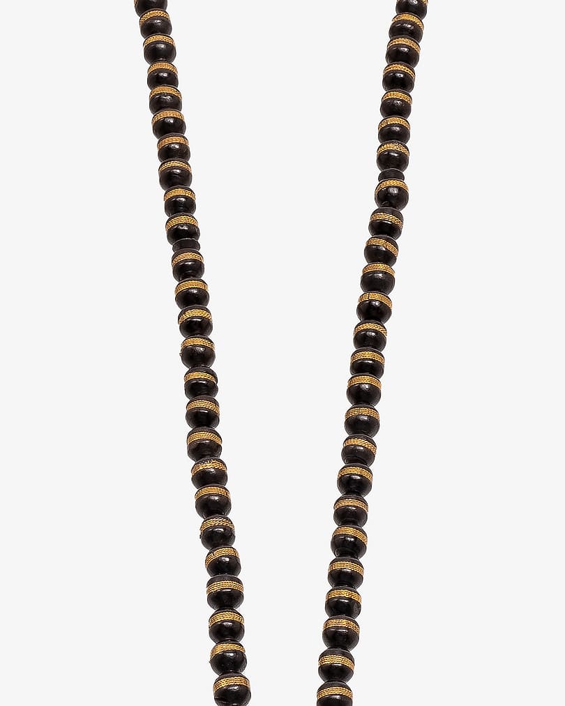 سبحة كوك اسود مطعم نحاس 99 خرزة