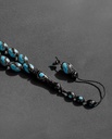 Kok rosary in silver similar to turquoise ROS5296MC