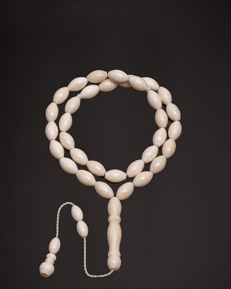 Plain olive camel bone rosary