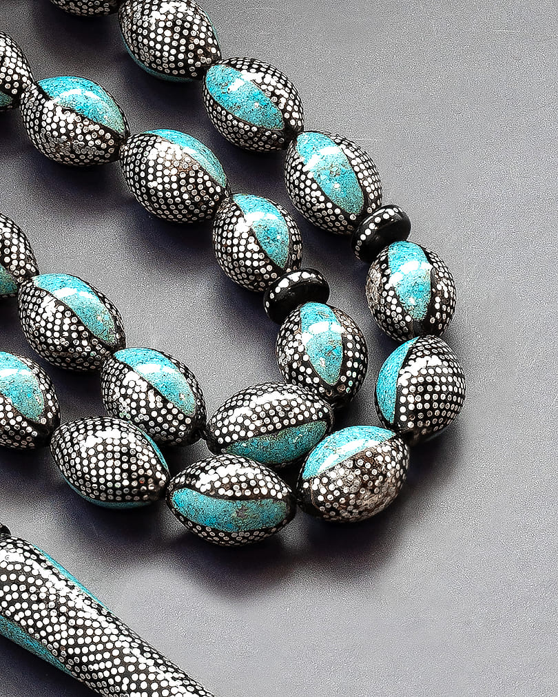 Silver rosary of ease ROS5321MC