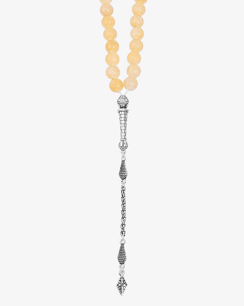 سبحة فاخرة حجر افينتورين طبيعي