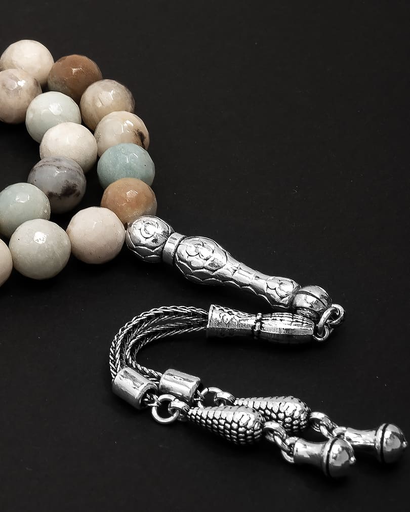 Amazonite stone rosary ROS8044MC