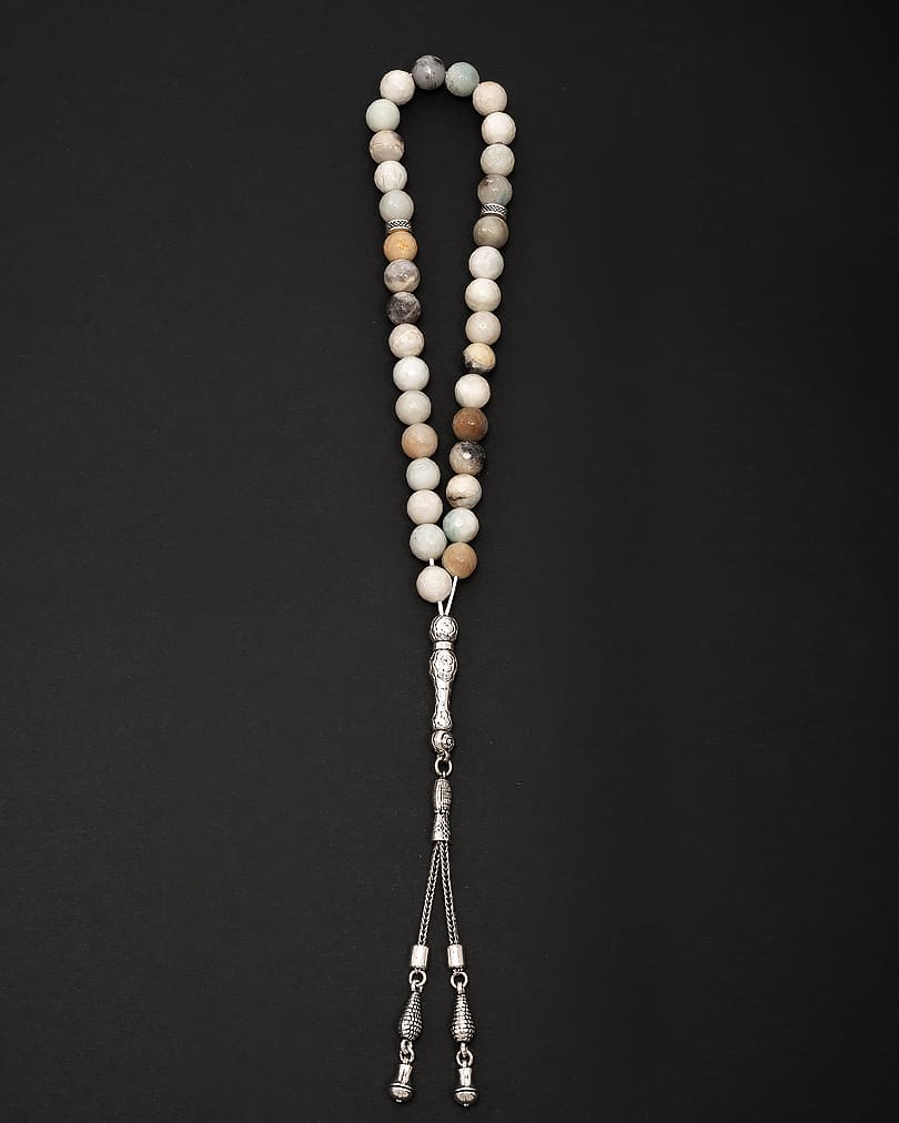 Amazonite stone rosary ROS8044MC