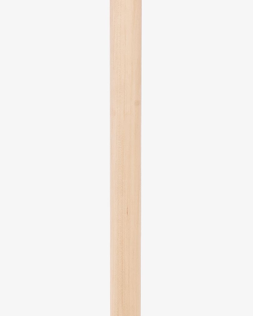 عصا عكاز خشب لوز طبيعي مقبض طولي