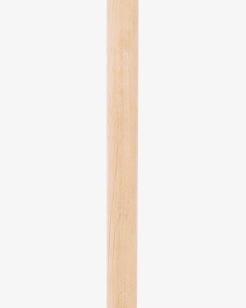 عصا عكاز خشب لوز طبيعي مفبض طولي