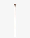 Natural Vinji Wood Crutch Stick Polished Handle