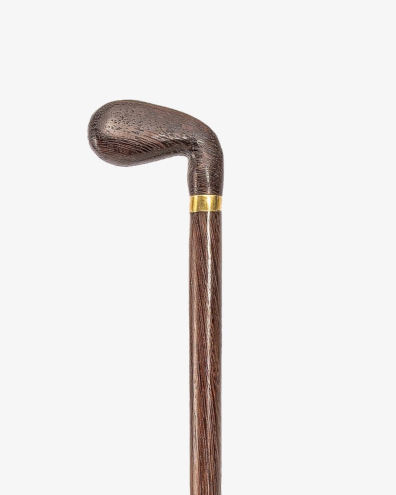 Natural Wenji Wood Crutch Stick Thick Handle