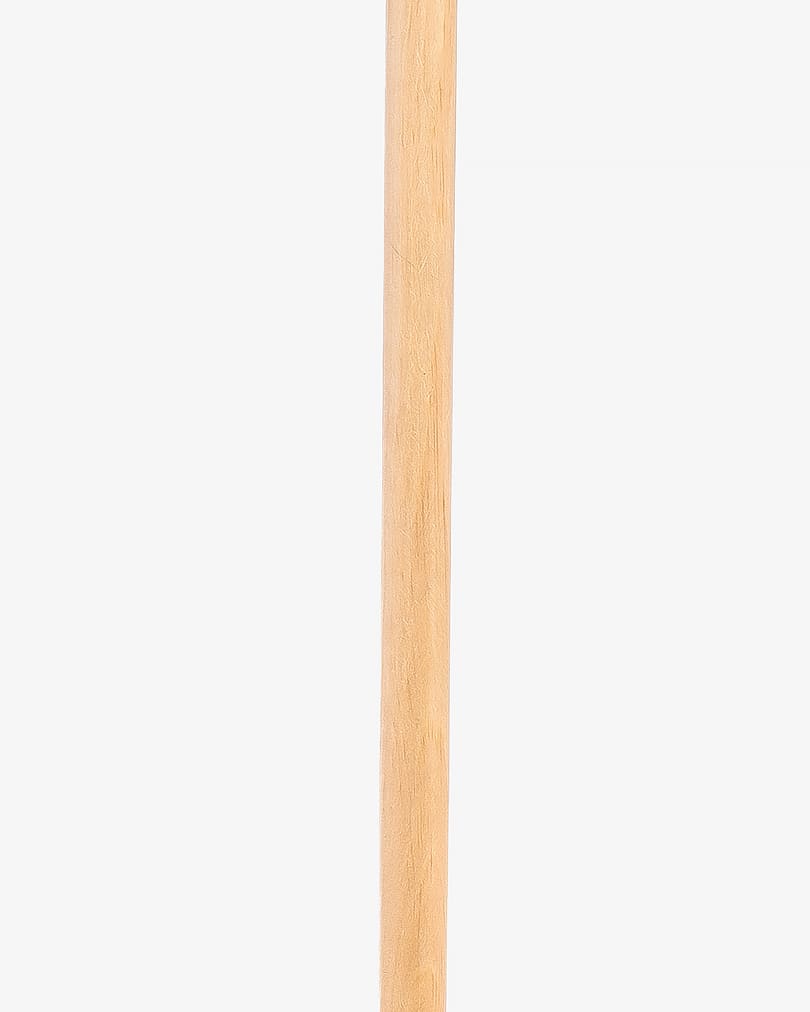 عصا عكاز خشب لوز طبيعي مقبض طولي (منقوش بفضة)