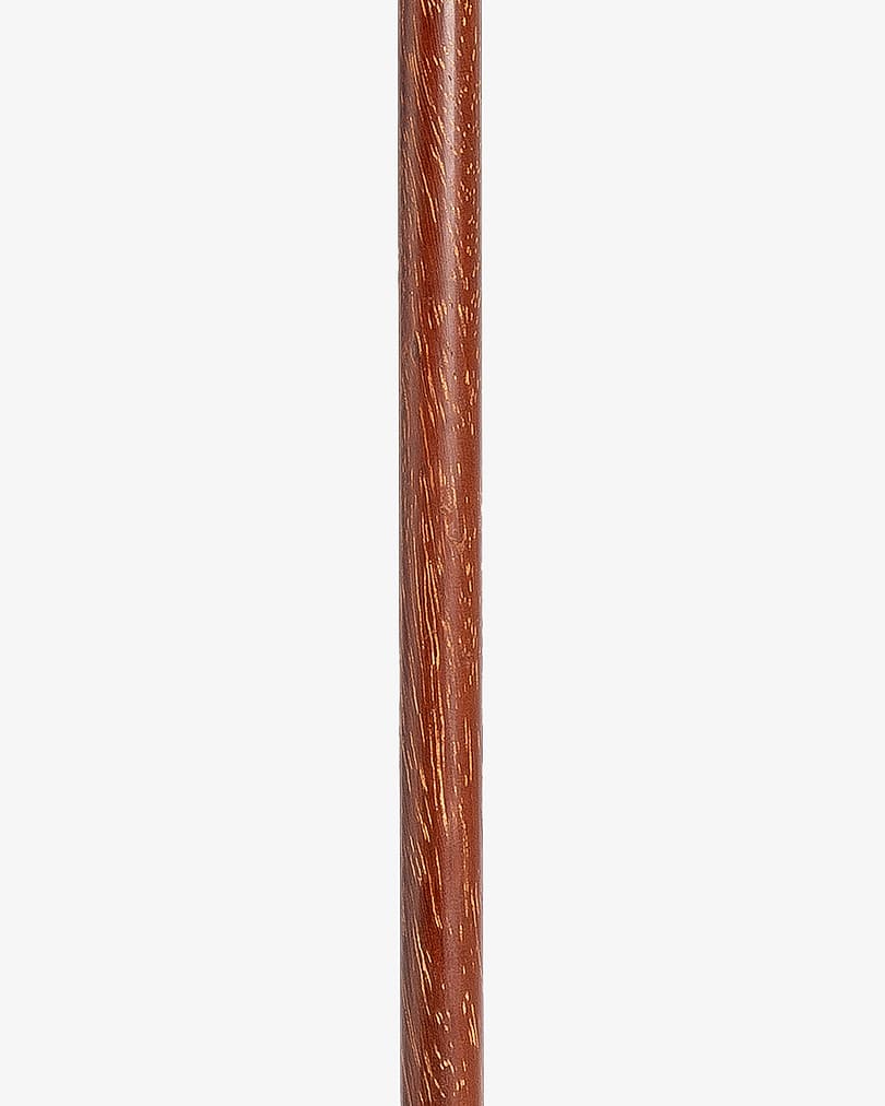 عصا عكاز خشب فينجي طبيعي مقبض طولي منقوش