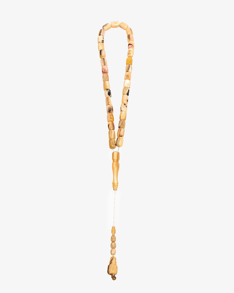 Elegant buffalo horn rosary ROS5350MC