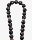 Agate stone rosary with veins ROS8096BK