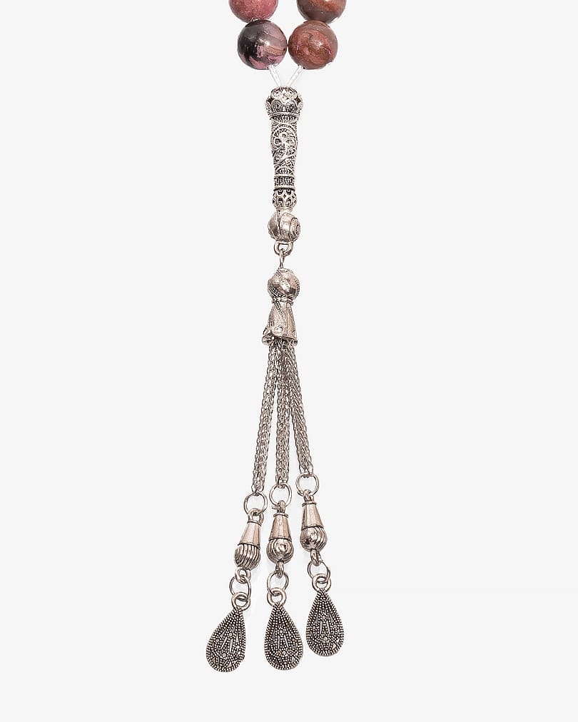 Rhodochrosite stone rosary ROS8098PK