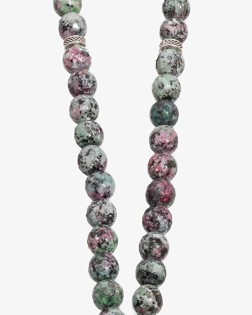 Ruby Zoisite stone rosary ROS8097GN