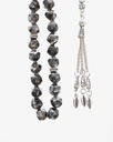Grey Labradorite Diamond Cut Rosary