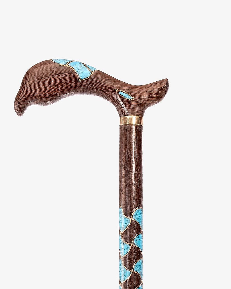 Natural Venge wood crutch stick CAN621