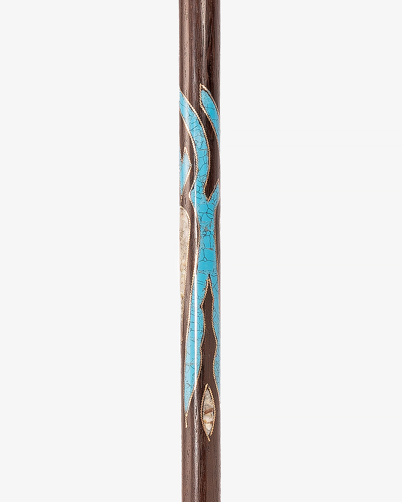 Natural Venge wood crutch stick CAN633