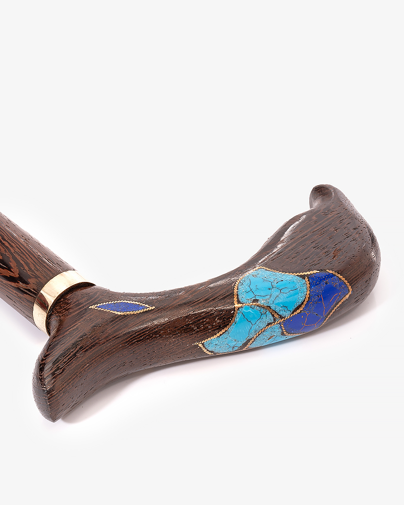 Natural Venge wood crutch stick CAN624