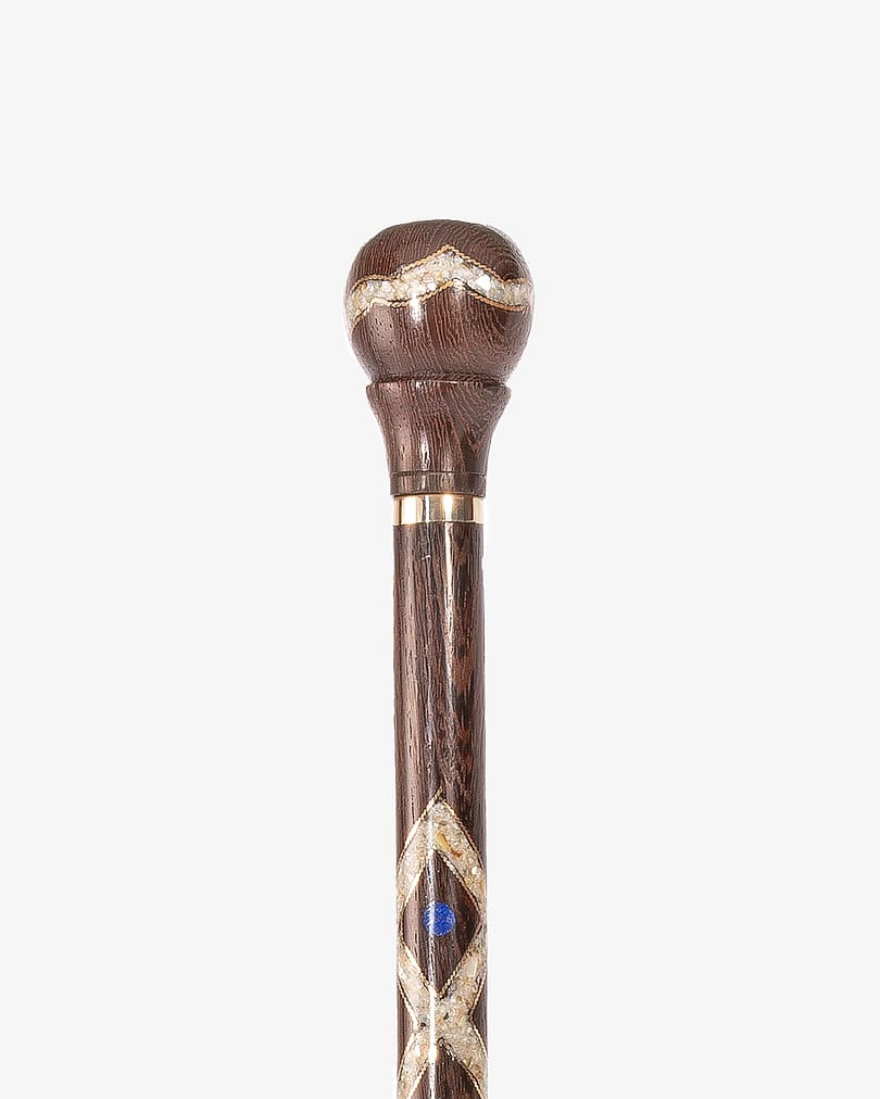 Natural Venge wood crutch stick CAN639
