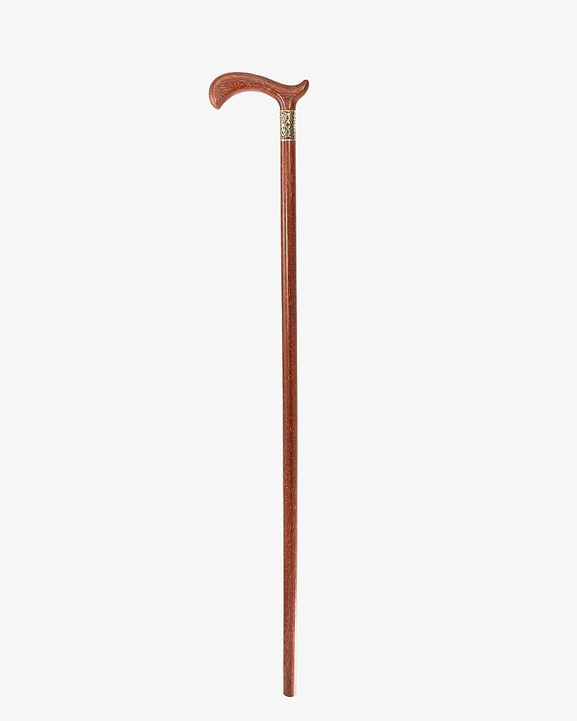 Natural teak wood crutch stick CAN672