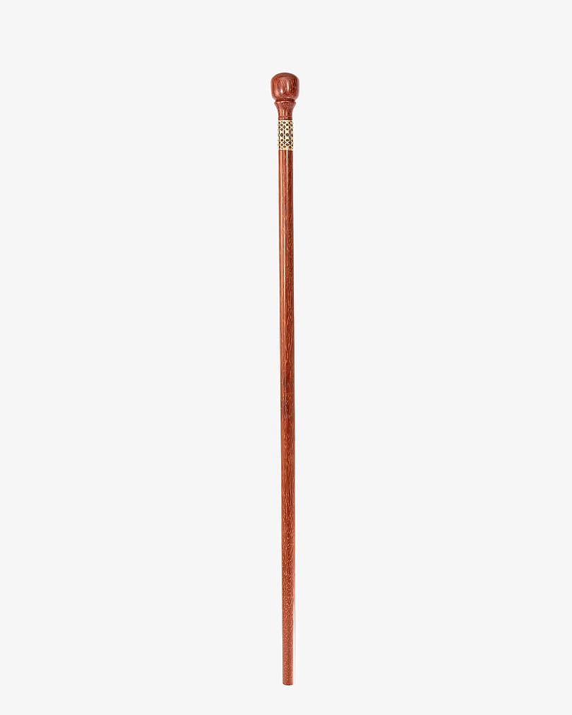 Natural teak wood crutch stick CAN676