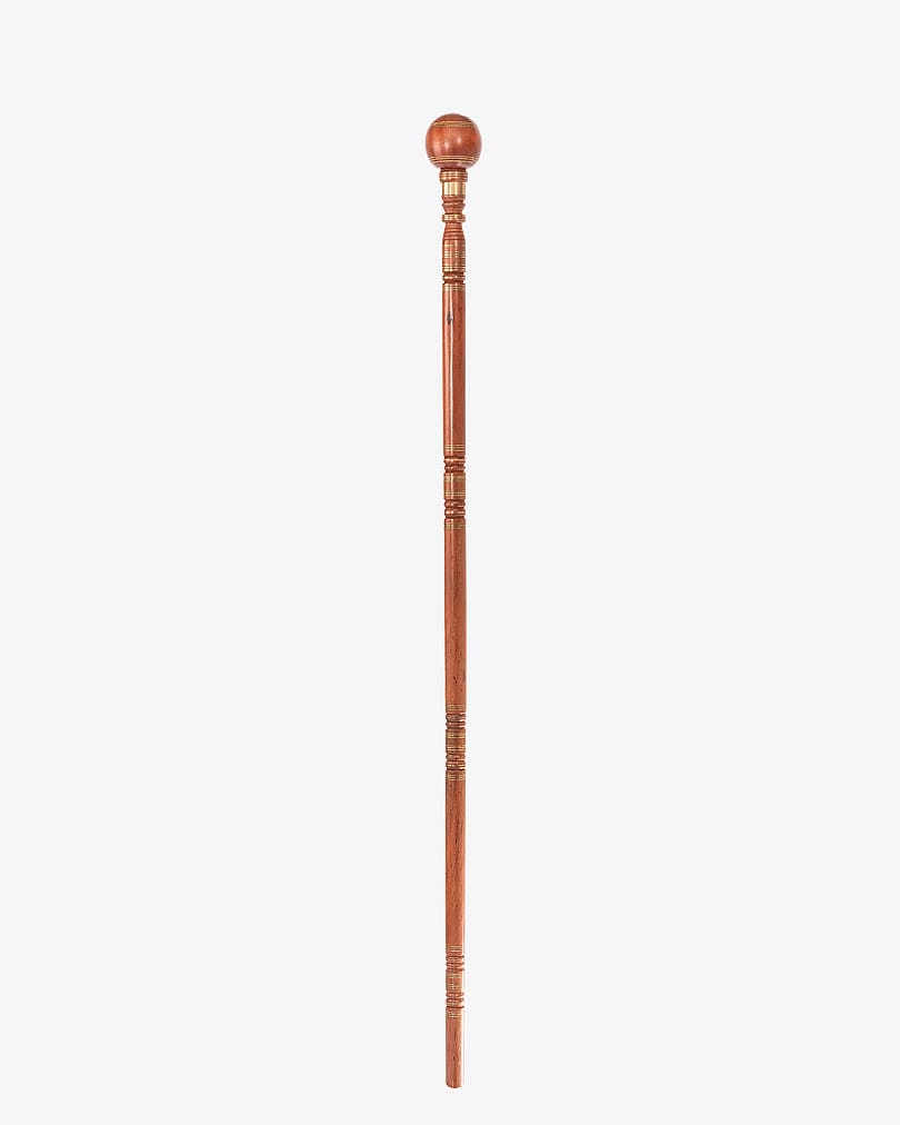 Natural tiger wood crutch stick CAN668 