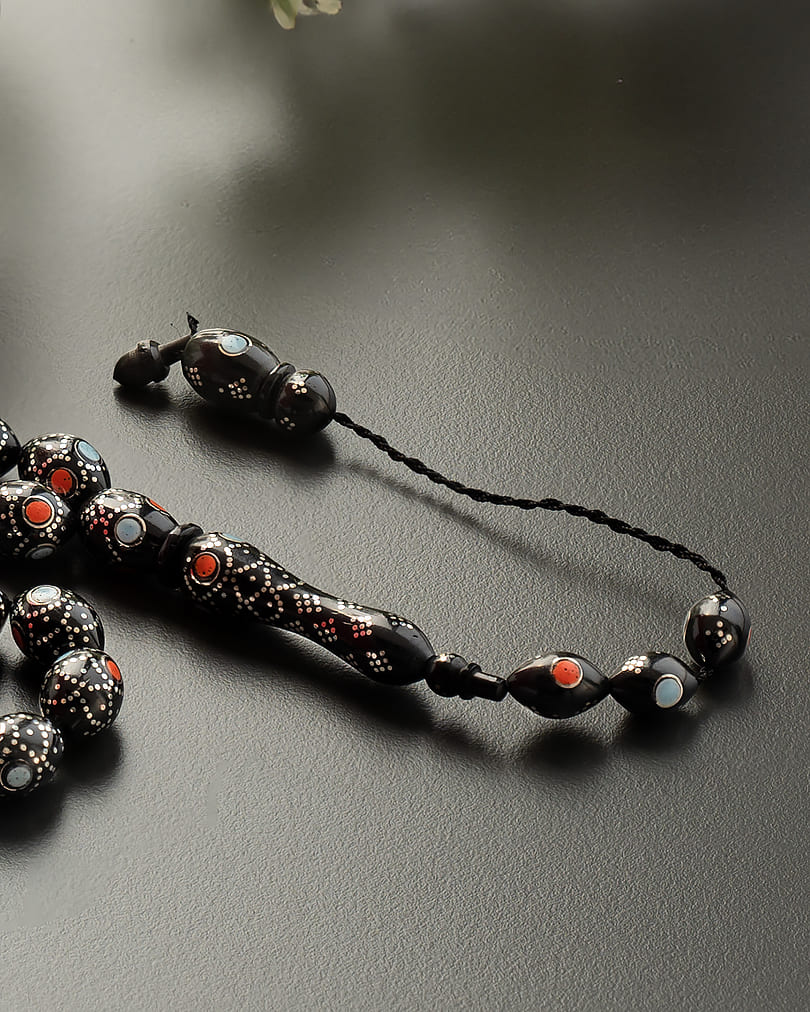 Cook wood silver rosary ROS5362MC