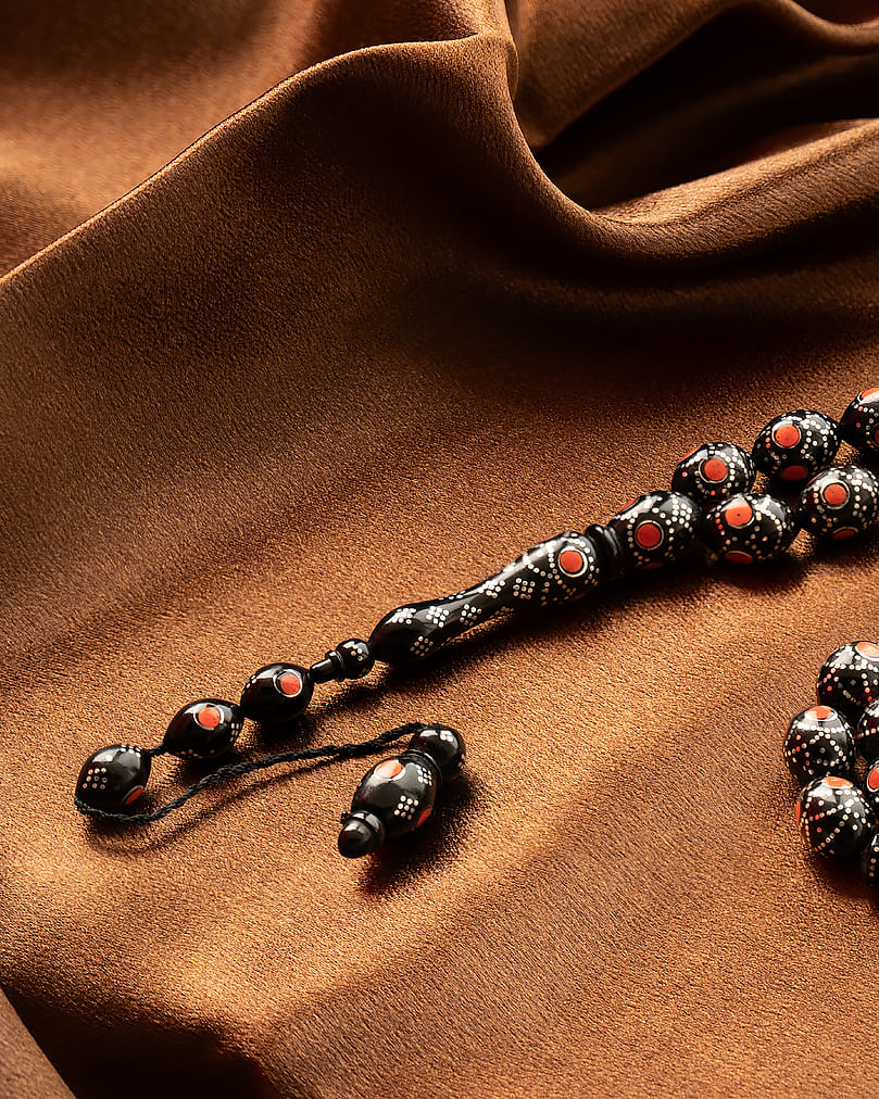 Cook wood silver rosary ROS5363RD