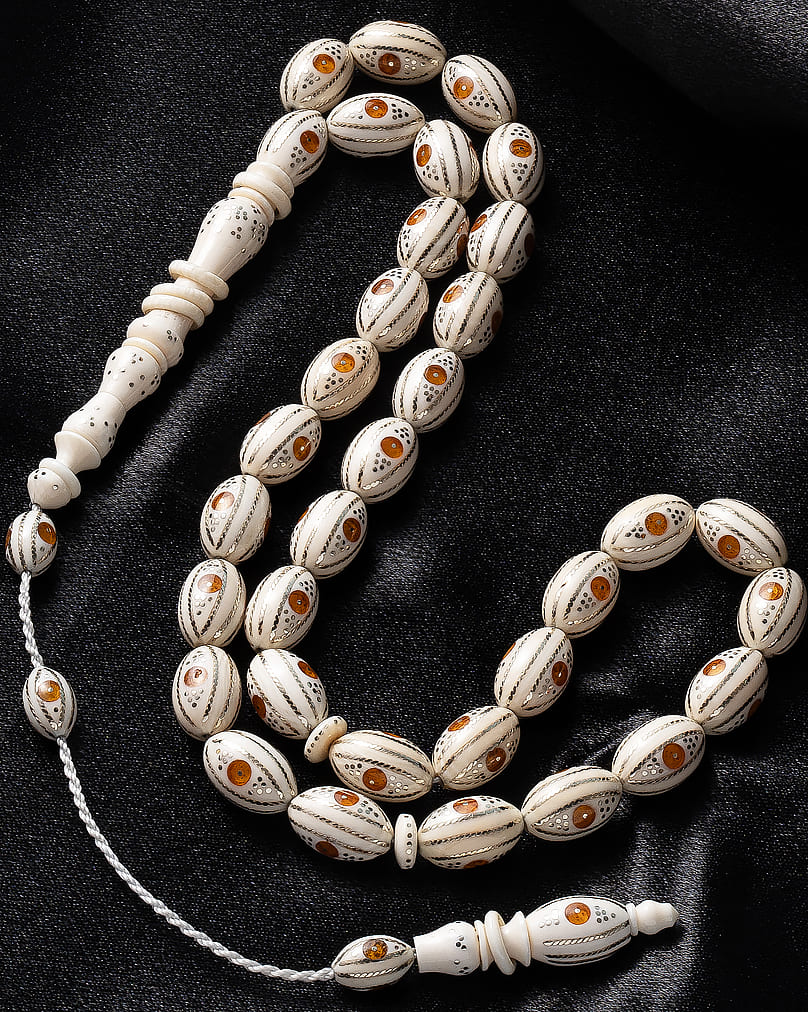Rare ivory rosary  ROS5371WH