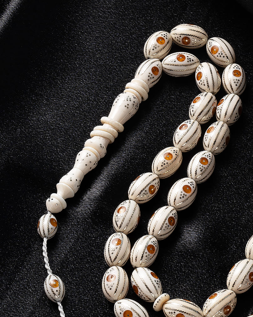 Rare ivory rosary  ROS5371WH